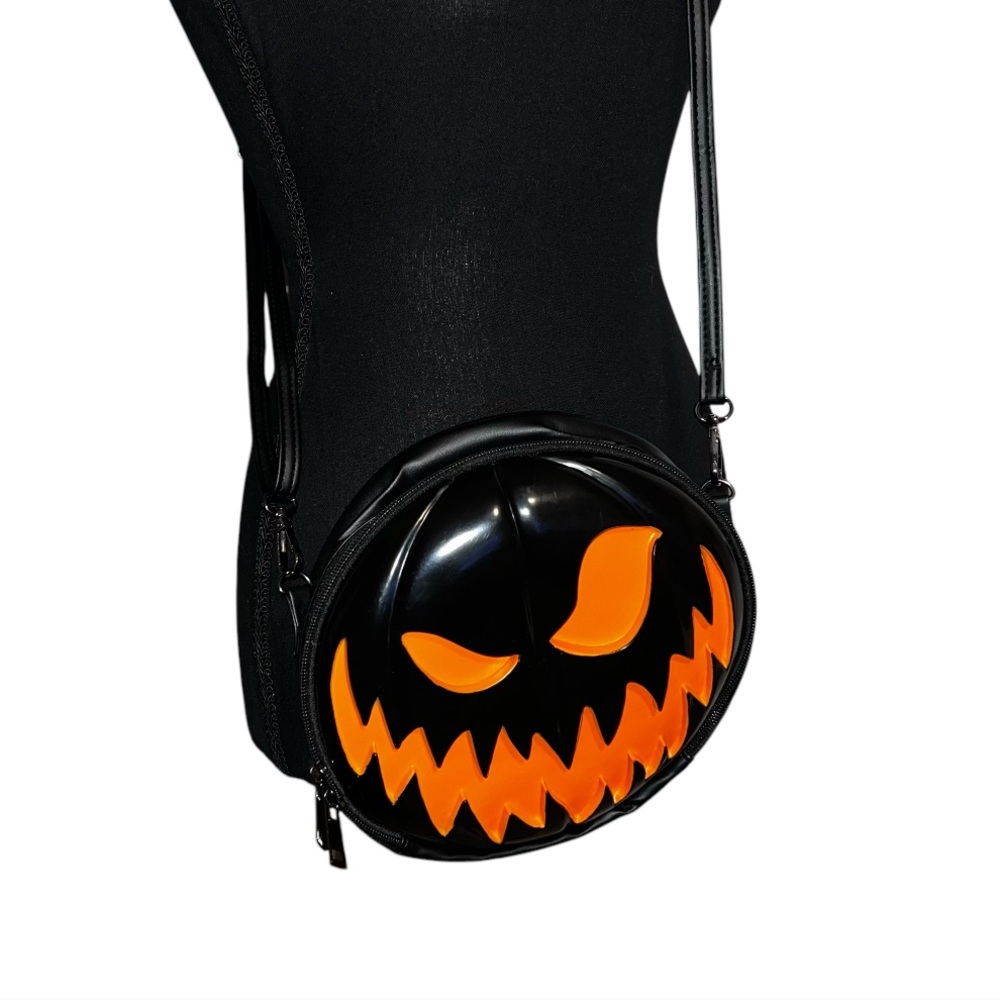 Spooky Jack-o-lantern Crossbody Purse